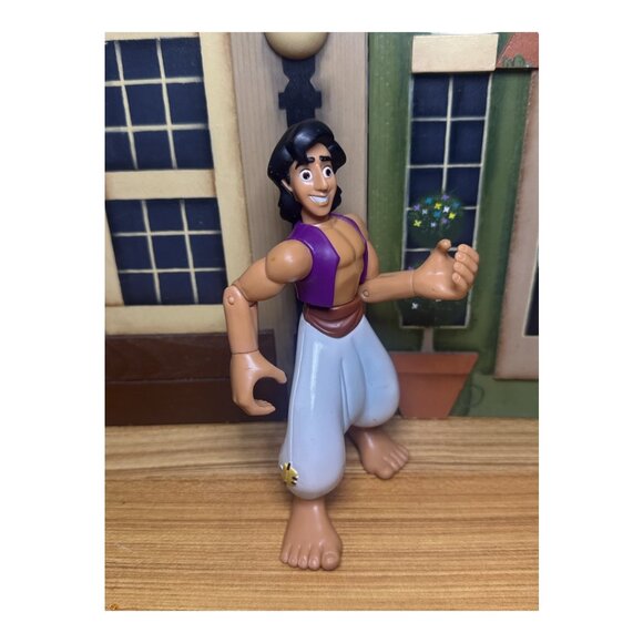 Disney Adventures Alladin Loose 6" Action Figure Vintage 1999 Cake Topper - Picture 4 of 6